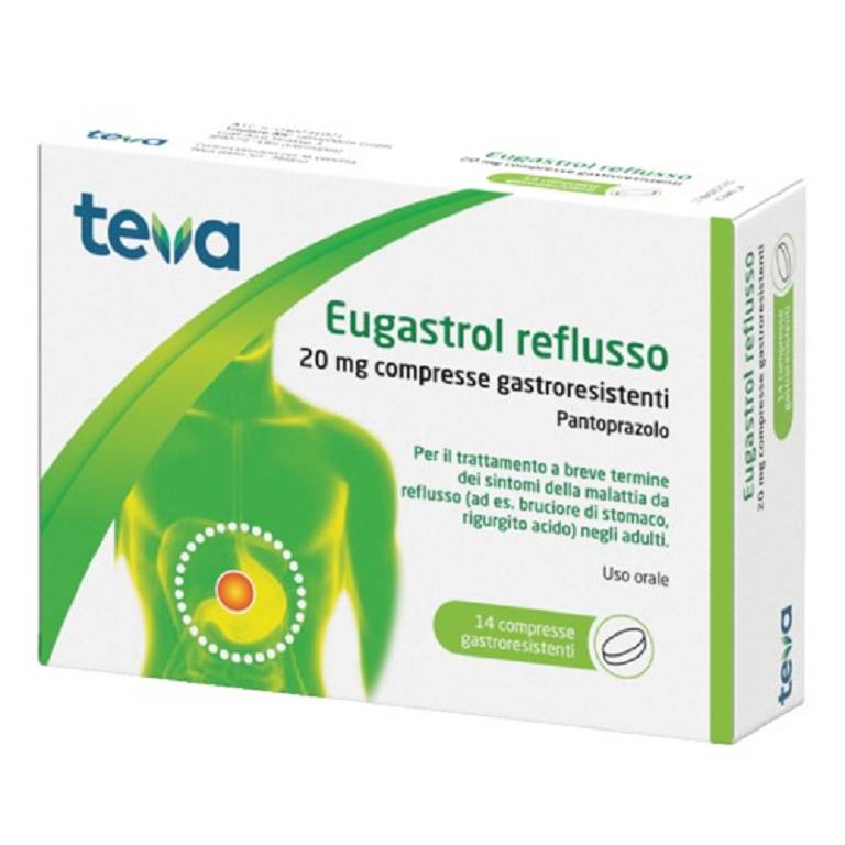 EUGASTROL REFLUSSO*14CPR 20MG